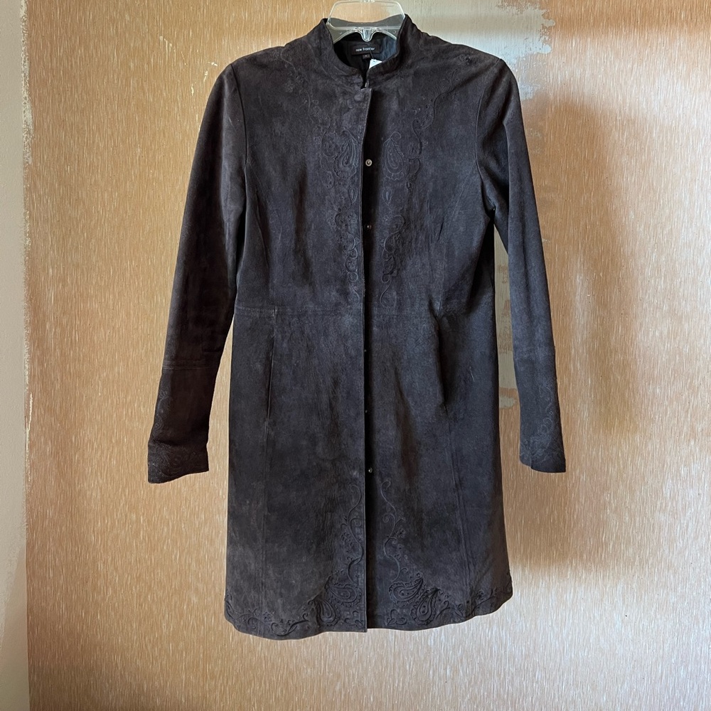 New frontier 100% suede leather jacket